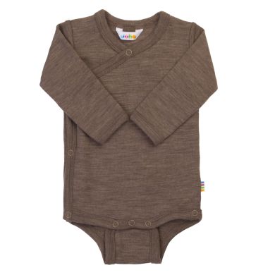 Joha Omslagsbody, Ull/Silke, Beige