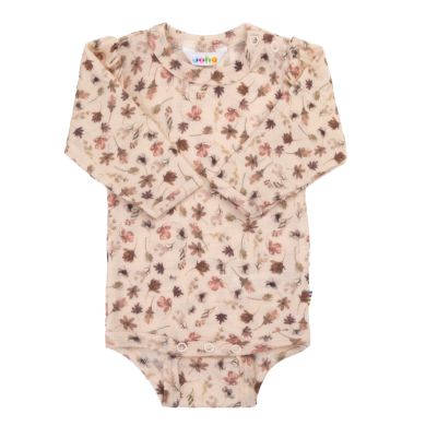 Joha Body Merinoull, Beige m/blomster