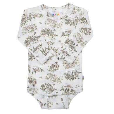 Body, Joha, Merinoull/silke, Skogsdyr, Offwhite