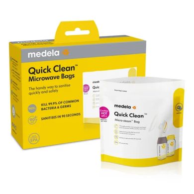 Rengjøringspose, Quick Clean, Medela, 5 pk.
