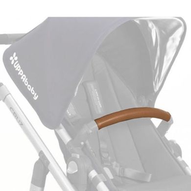 Leather Bumper Bar Cover, Uppababy, VISTA/CRUZ, Brown