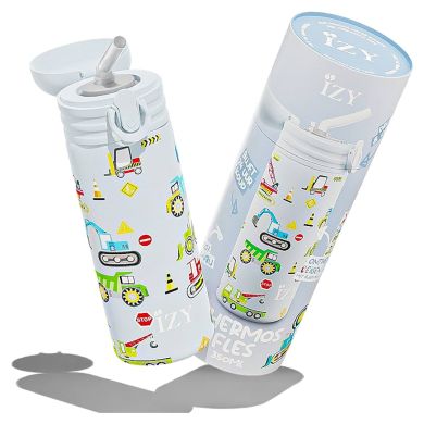 Drikkeflaske, IZY Kids, Blue Machines, 350 ml