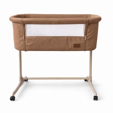 4ME, Premium Bed-Side Crib, Warm Brown