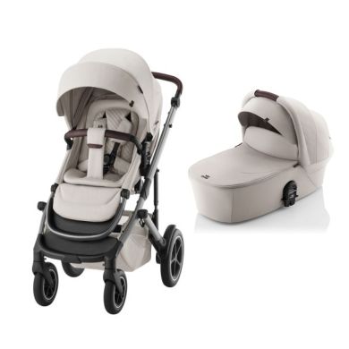 Britax, Smile 5Z, Soft Taupe - LUX, komplett barnevogn