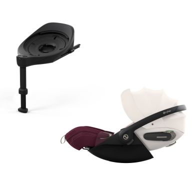 Bilstol, Cybex, Cloud S, Style, Quartz Pink, Inkl. Base S