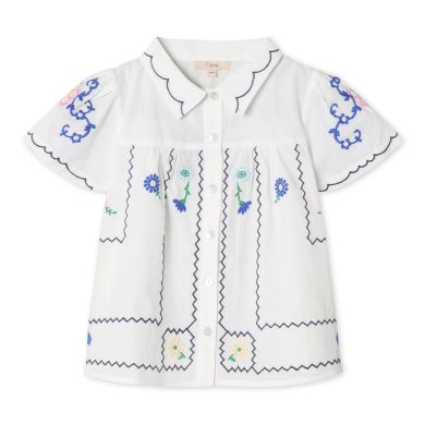 Bluse, Fliink, Hirse, Cloud Dancer