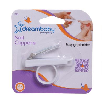 Neglklipper med holder, Dreambaby, Hvit