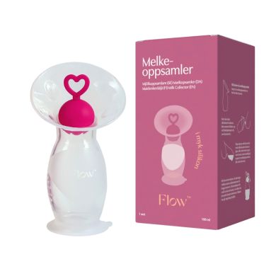 Flow Melkeoppsamler m/silikonstopper - 1pk