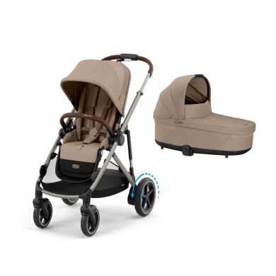 Barnevogn, Cybex, eGazelle S, TPE, Almond Beige