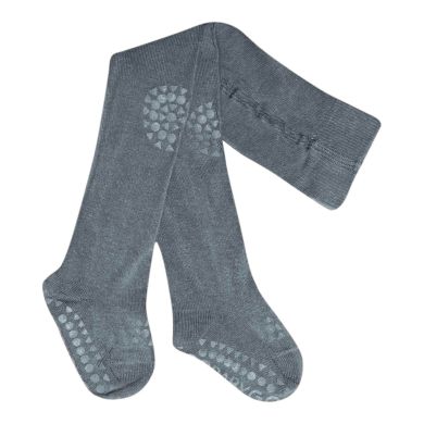 Strømpebukse, GoBabyGo, Antiskli, Bambus, Stone Blue