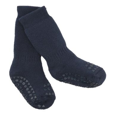 Ullsokker, GoBabyGo, Antiskli Dark Denim Melange