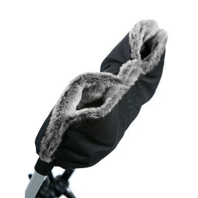 Vognmuffe, Tinkafu, Vegan Fùr, Svart/Grå