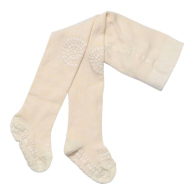 Strømpebukse, GoBabyGo, Antiskli, Bambus, Off White