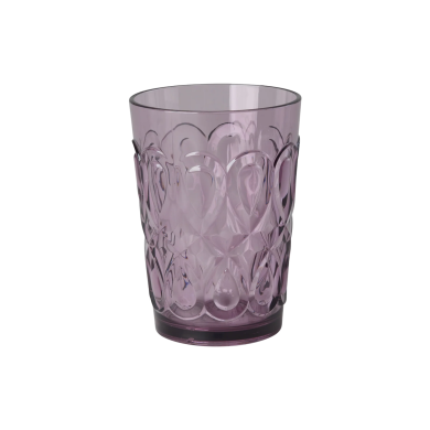 Plastglass i akryl, Dus plomme, Lilla, Rice