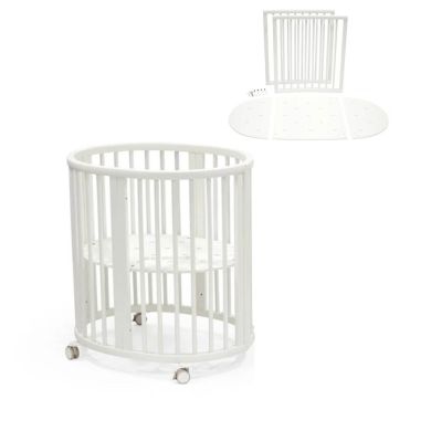 Stokke Sleepi Mini V3, Hvit, inkl. bed extensions