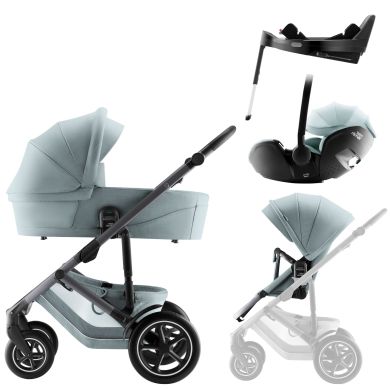 Britax Smile 5z, Harbor Blue, 4in1, + Baby-Safe Pro + Base 5Z Vario, Vognpakke