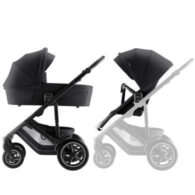 Britax Smile 5Z, Carbon Black, Komplett barnevogn