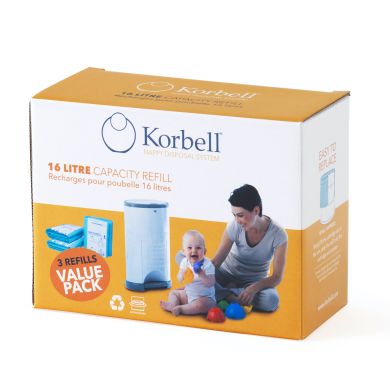 Refill 3-pk, Korbell