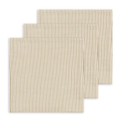 Muslin, Konges Sløjd, 3pk, Tea Stripe