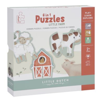 Little Dutch 6i1 Puslespill, Little Farm