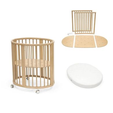 Stokke Sleepi Mini V3, Natural, inkl. Extension og Madrass