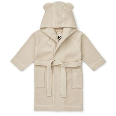 Badekåpe, Liewood, Saki, Fleece, Silver lining 