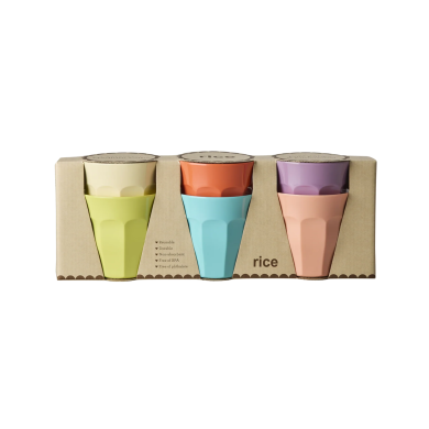 Barnekopper i flere farger 250 ml, 6pk, Rice