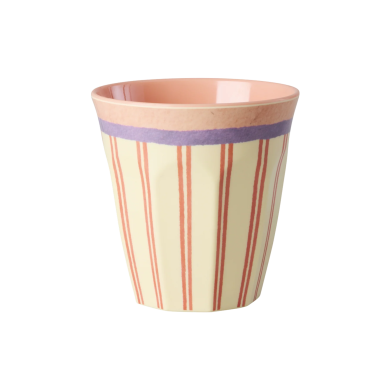 Barnekopp, Stripey Love print, Cream, Rice
