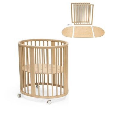 Stokke Sleepi Mini V3, Natural, inkl. bed extensions