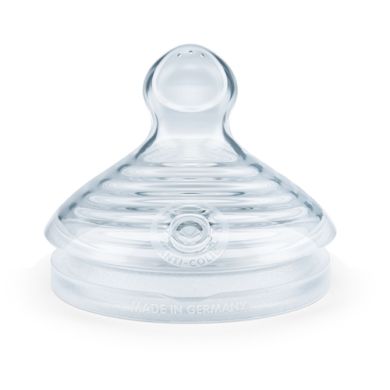 NUK Flaskesmokk,Nature Sense Teat Silicone M 6-18 mnd -2pk