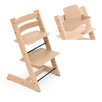 Pakketilbud, Tripp-Trapp, Stokke, Oak Natur + Baby Set, Natur