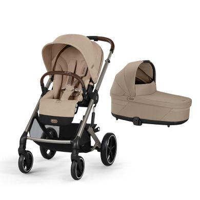 Cybex Balios S Lux, Almond Beige, Komplett barnevogn