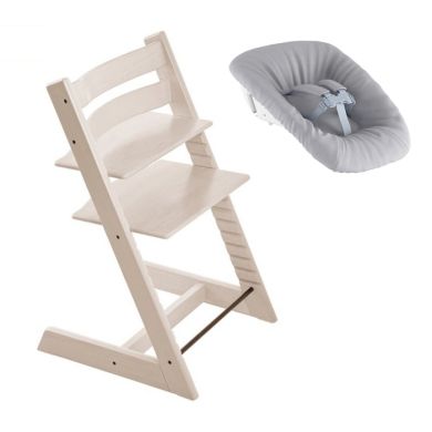 Nyfødtpakke, Stokke Tripp Trapp, Whitewash + Newborn Set