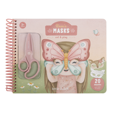 Lekebok m/saks, Little Dutch, Pink