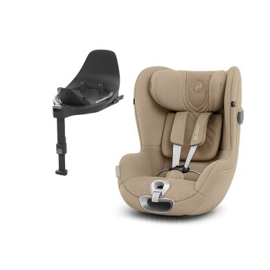 Cybex Sirona T Plus i-Size, Cozy Beige, Bilstol, Inkl Cybex Base T