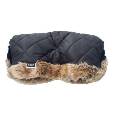 Håndvarmer, 4ME, Black, Squares Fur