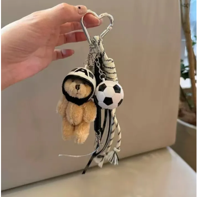 Bag Charm, Tinkafu, Bamse og fotball