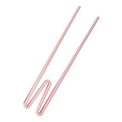 Plastspisepinne for nybegynnere, 1stk, Rice - Lys Rosa