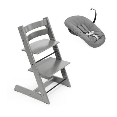 Nyfødtpakke, Stokke Tripp Trapp, Storm Grey + Newborn Set Anthracite