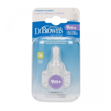 Flaskesmokk, Dr.Brown, Standard, Str 4, 9 mnd+