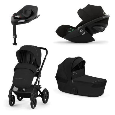 Cybex Talos S Lux, Moon Black Fold Cot, Inkl. Cloud G3, Magic Black + Base