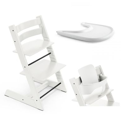 Pakke, Stokke Tripp Trapp, Ink Baby Set + Tray, Hvit