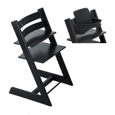 Pakketilbud, Tripp-Trapp, Stokke, Stol + Baby Set, Sort