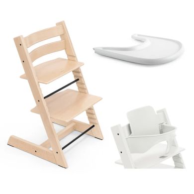 Pakke, Stokke Tripp Trapp, Ink Baby Set + Tray, Natur