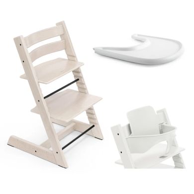 Pakke, Stokke Tripp Trapp, Ink Baby Set + Tray, Hvitvask