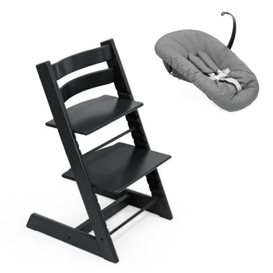 Tripp Trapp® HC Bundle Black + Newborn Set, Anthracite