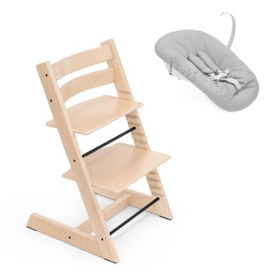 Tripp Trapp® HC Bundle Natural + Newborn Set Grey
