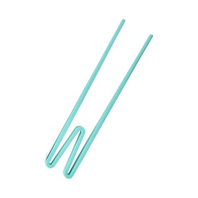 Plastspisepinne for nybegynnere, 1stk, Rice - Turkis