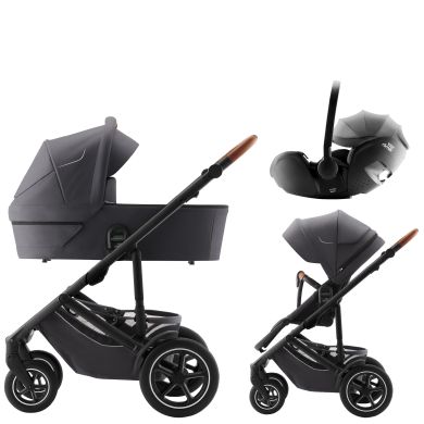 Britax Smile 5z, Mineral Grey, 3in1, + Baby-Safe Pro