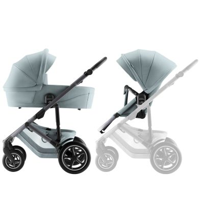 Britax Smile 5Z, Harbor Blue, Komplett barnevogn